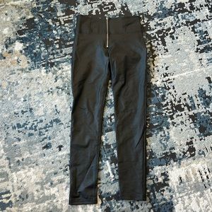 Freddy High Waist Eco Leather Effect - Black